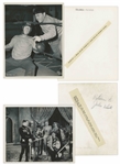 Lot of Twenty 10 x 8 Glossy Photos From Nine Different Three Stooges Films, Complete List List Online at NateDSanders.com -- Very Good Condition